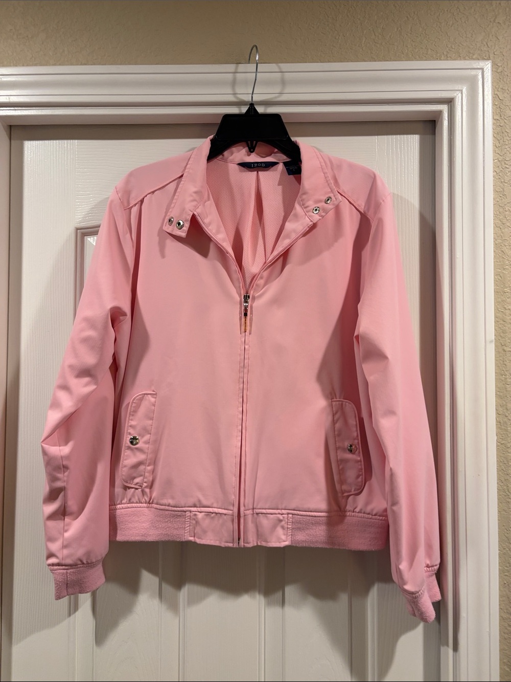 Izod Light Pink Women's jacket excellent condition size L